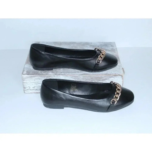 Madden Girl Jordyn Black Faux Leather Slide On Embellished Women's Shoe size 6 - Picture 8 of 12